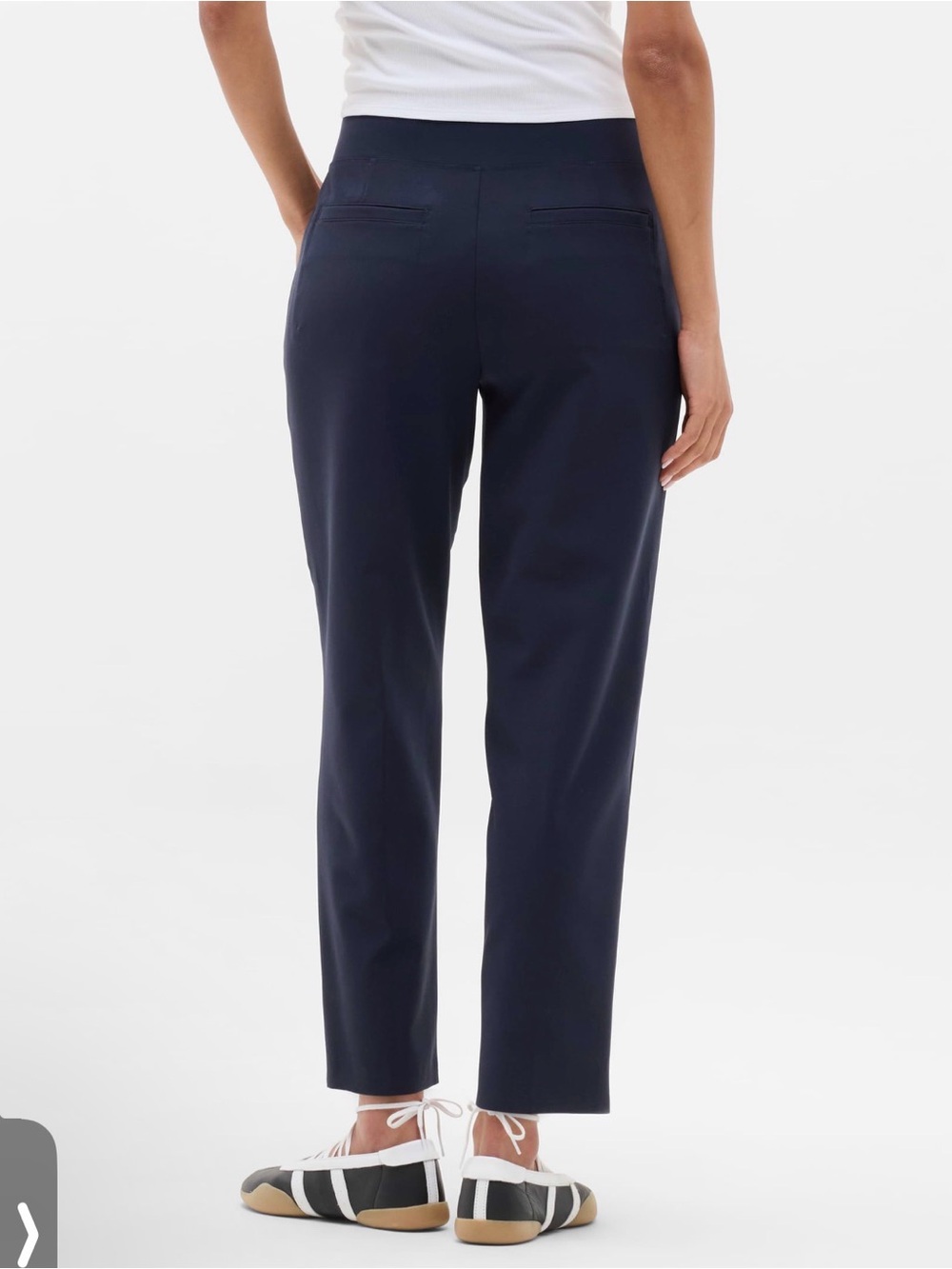 Athleta High Rise Pant, Navy, Size 10